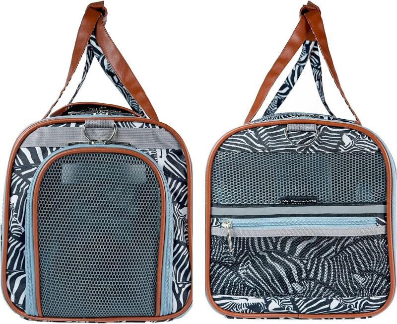 Photo 1 of 
Mr. Peanut’s Gold Series Standard Size Expandable Pet Carrier (Zzzebra)