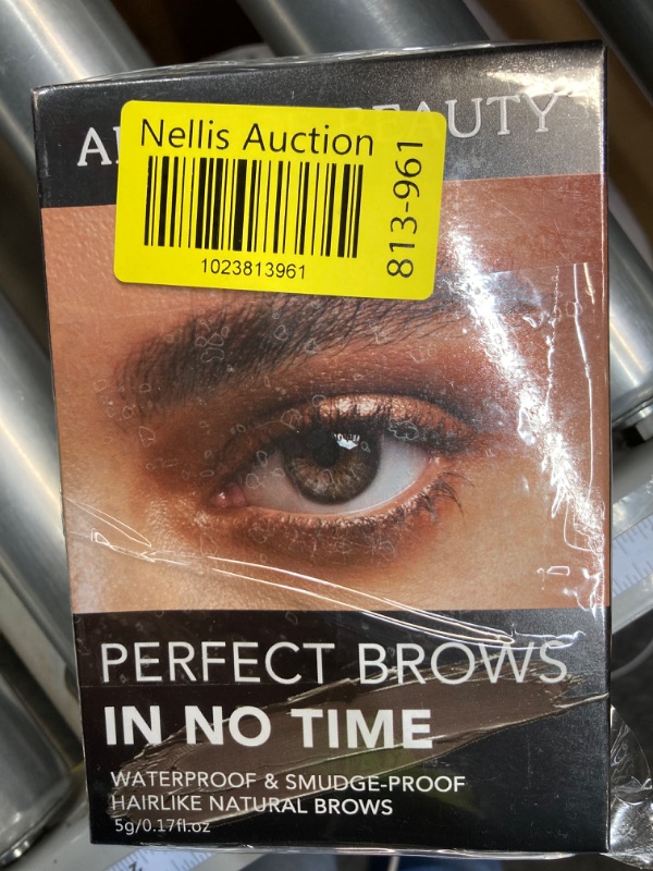 Photo 1 of ALLROSE Eyebrow Stamp and Eyebrow Stencil Kit - Eye Brow Stamping Kit for Perfect Bushy Eyebrows, 20 Brow Stencils, Brow Stamp Trio Kit with Sponge Applicator, Waterproof Eyebrow Kit, Taupe ** 2X1 COMBO** 