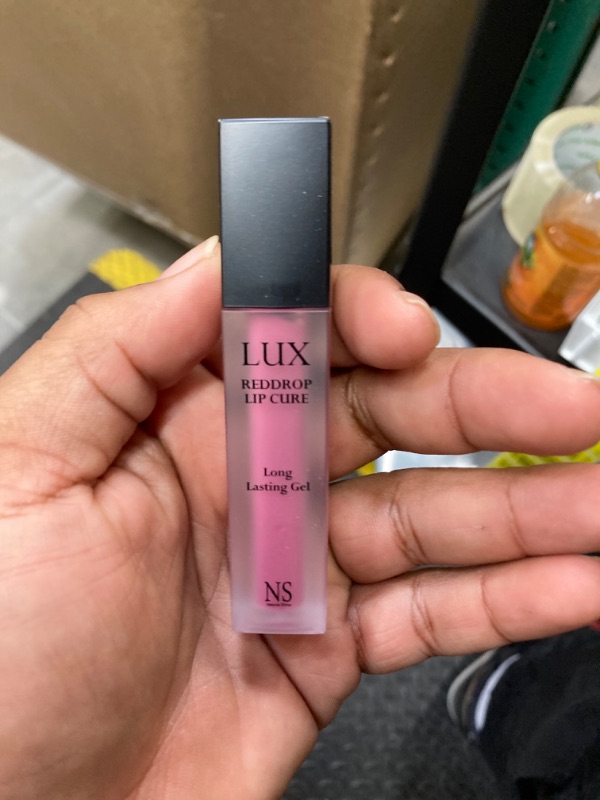 Photo 2 of NATURAL SHINE New LUX REDDROP LIP CURE Long lasting Gel TYCHE (Baby Pink) | Pomegranate Tint before Bed Exfoliator Peptide Plumping Nourishing | Natural Oil and Ceramides (0.16oz)