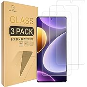 Photo 1 of 9 PACK Mr.Shield [3-Pack] Screen Protector For Xiaomi (Redmi Note 12 Turbo) [Tempered Glass] [Japan Glass with 9H Hardness] Screen Protector