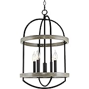 Photo 1 of   see photo Light Modern Farmhouse Lantern Pendant Light, Adjustable Foyer