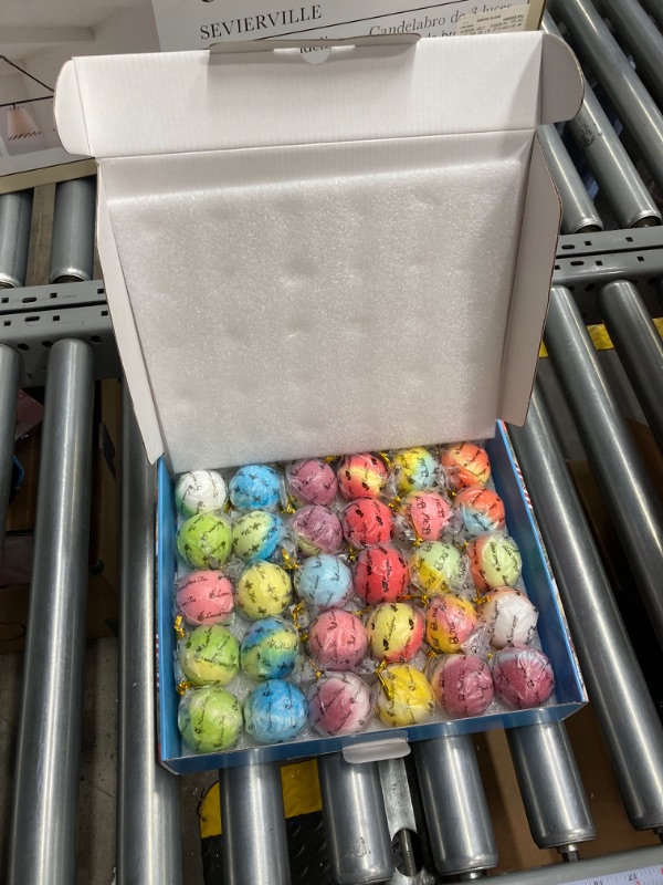 Photo 1 of 30PCS Bath Bombs for Kids with Surprise Suction Toys Inside, Natural Organic Bubble Bath Bombs with Toys, Handmade Gifts for Girls and Boys, Bulk Relaxing Home Spa Birthday,More Funny Ideal Gift Set 30PCS Christmas Bath Bombs for Kids