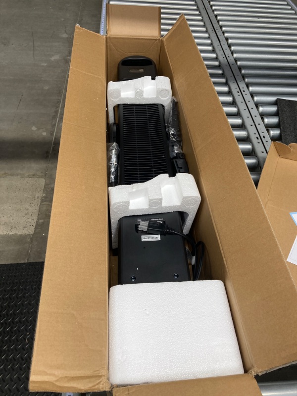 Photo 1 of Dreo Cruiser Pro T1 Tower Fan, 42 Inch Quiet Oscillating Bladeless Fan with Remote, 6 Speeds, 3 Modes, LED Display, 12H Timer, Black Floor Standing Fan Powerful for Indoor Home Bedroom Office Room Standard