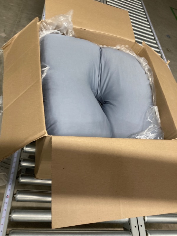 Photo 1 of  Extra Long U Shaped Body Pillow, Cooling Pregnancy Pillows 