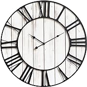 Photo 1 of   black Large Wall Clock Pure Metal Wall Clock 