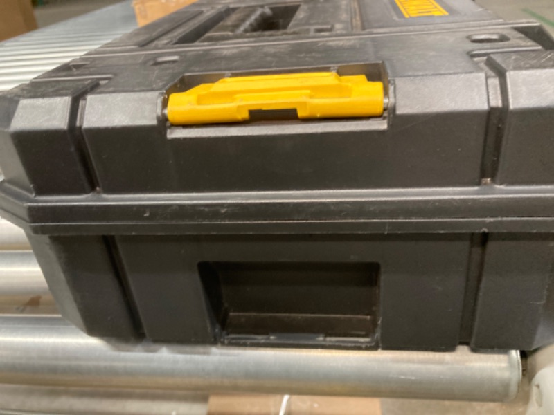 Photo 10 of DEWALT Tool Box, TSTAK II, Flat Top (DWST17807) , Black Flat Top Toolbox