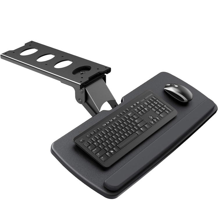 Photo 1 of HUANUO Keyboard Tray Under Desk & Adjustable Lap Desk