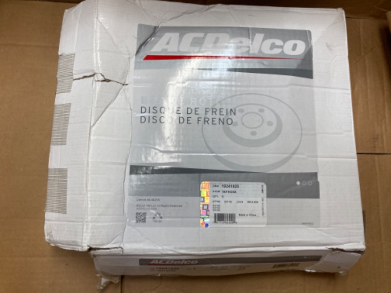 Photo 2 of ACDelco Silver 18A1424A Front Disc Brake Rotor