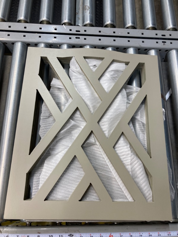 Photo 1 of Indoor/Outdoor Solid Wood Crisscross Freestanding Foldable Adjustable 3-Section Pet Gate