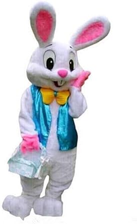 Photo 1 of NINI Plush Easter Bunny Adult Costume Rabbit Halloween Mascot Costume (L 5'11" to 6'3" (181cm-190cm))