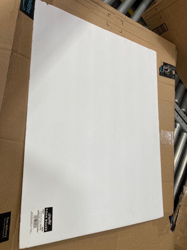 Photo 2 of UCreate Foam Board, White, 22" x 28", 5 Sheets 22" X 28", White