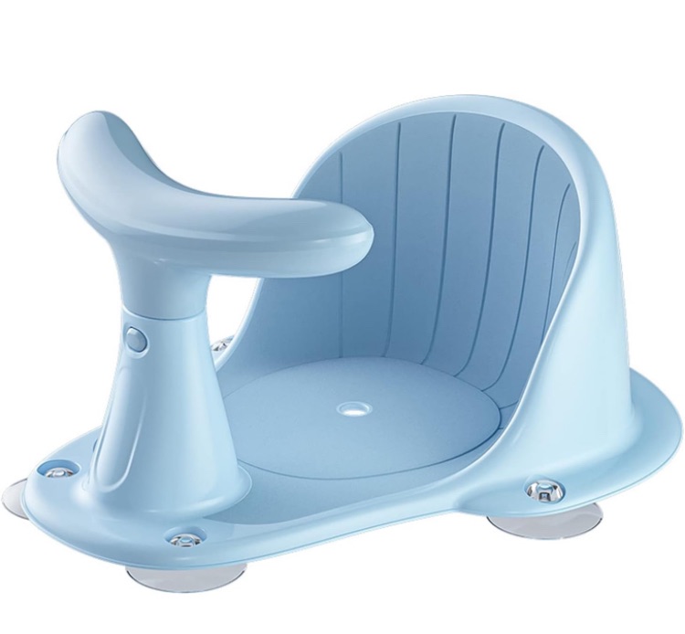 Photo 1 of Baby Bath Seat with Thermometer, Portable Toddler Child Bathtub Seat for 6-18 Months