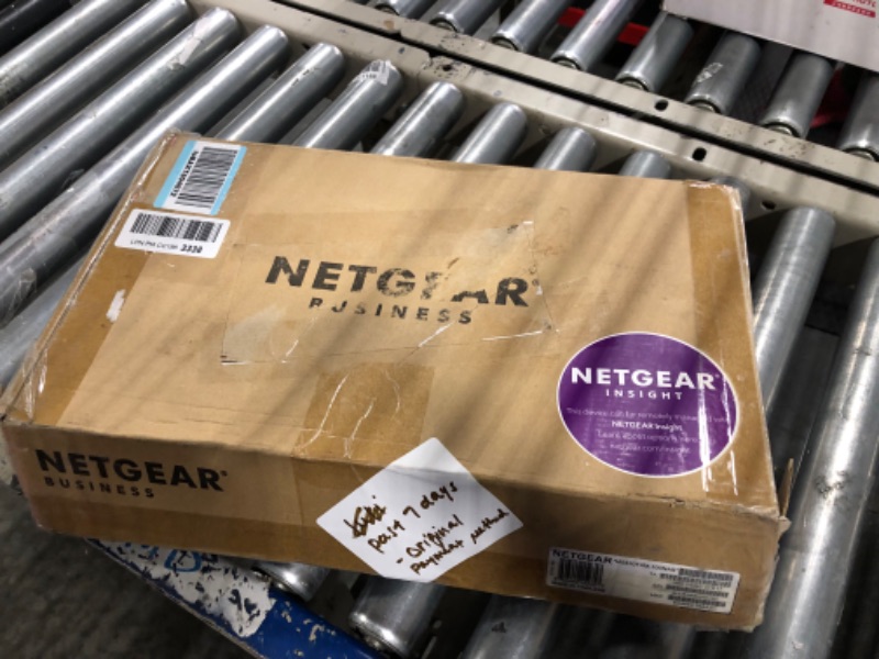 Photo 2 of NETGEAR 10-Port 10G Multi-Gigabit Ethernet Smart Switch (MS510TXM) - Managed, 8 x Multi-gig Ports, 2 x 10G SFP+, Optional Insight Cloud Management, Desktop or Rackmount, Limited Lifetime Protection 10 port | Multi-Gig | 2xSFP+