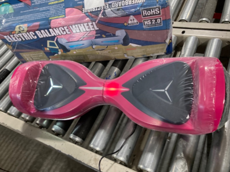 Photo 1 of HOVERSTAR Bluetooth Hoverboard for Kids, LBW27 - Matt Color Self Balancing Scooter Built-in Wireless Speaker, LED Lights and Flashing Wheels Pink