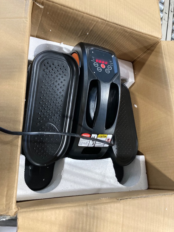 Photo 1 of Under Desk Elliptical Machine, Ellipse Leg Exerciser for Seniors Fully Assembled, Portable & Quiet Electric Seated Pedal Exerciser with Remote Control & LCD Display Monitor