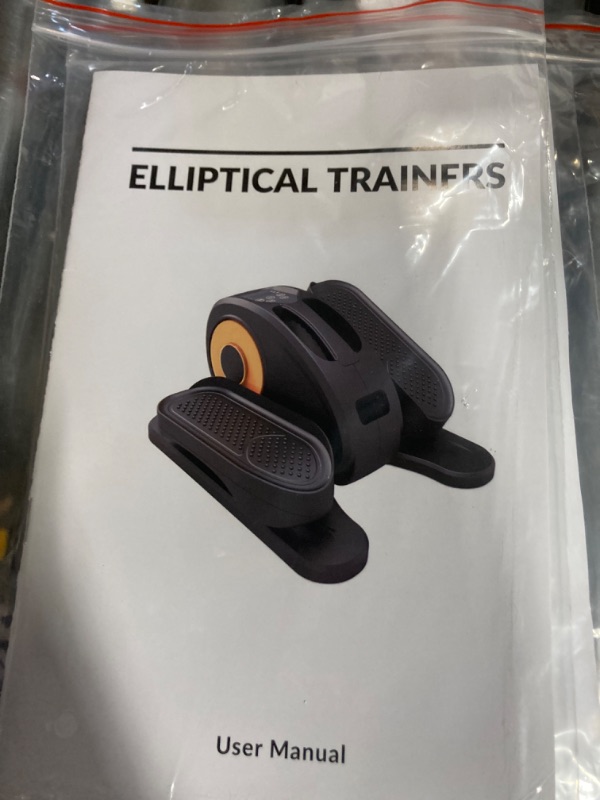 Photo 1 of Under Desk Elliptical Machine, Ellipse Leg Exerciser for Seniors Fully Assembled, Portable & Quiet Electric Seated Pedal Exerciser with Remote Control & LCD Display Monitor