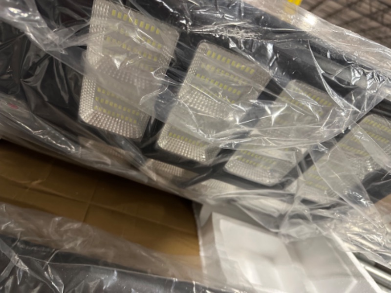 Photo 1 of 5000W Solar Street Lights Outdoor, 480000LM Commercial Parking Lot Light Dusk to Dawn IP67 Waterproof 6500K Solar Security Flood Lights Solar Lamp for Yard, Road, Basketball Courts
