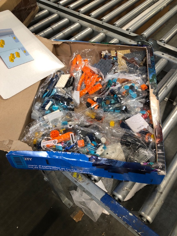 Photo 1 of LEGO City Deep-Sea Explorer Submarine 60379 Building Toy Set, Ocean Submarine Playset with Shipwreck Setting, 6 Minifigures and 3 Shark Figures for Imaginative Play, A Gift Idea for Ages 7+