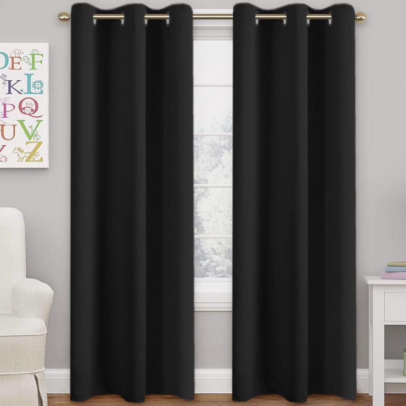 Photo 1 of  Black Blackout Curtain Blinds Blackout Curtains 