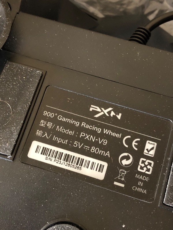 Photo 1 of PC Steering Wheel PXN V9 270/900°PS4 Steering Wheel Dual-Motor Feedback Driving with Pedals and Shifter game racing wheel for Xbox one/Xbox Series X/S PS3/PS4/N-Switch/PC