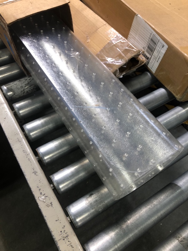 Photo 1 of 45 in. x 53 in. Clear Office Chair Mat with Lip for Low Pile Carpet