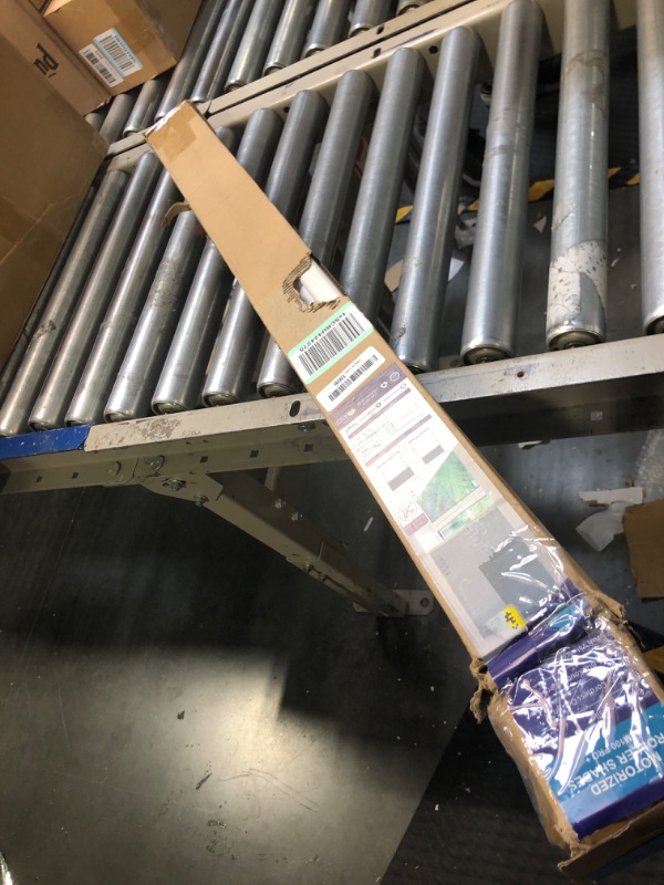 Photo 1 of DONGFXK Motorized Roller Shades ?No Drill Cordless Blackout? Smart Blinds Customized Size Fabric Material Automatic Electric Blinds Remote Control Smart Alexa Privacy White 35" W x 72H White 35" Wx72 H