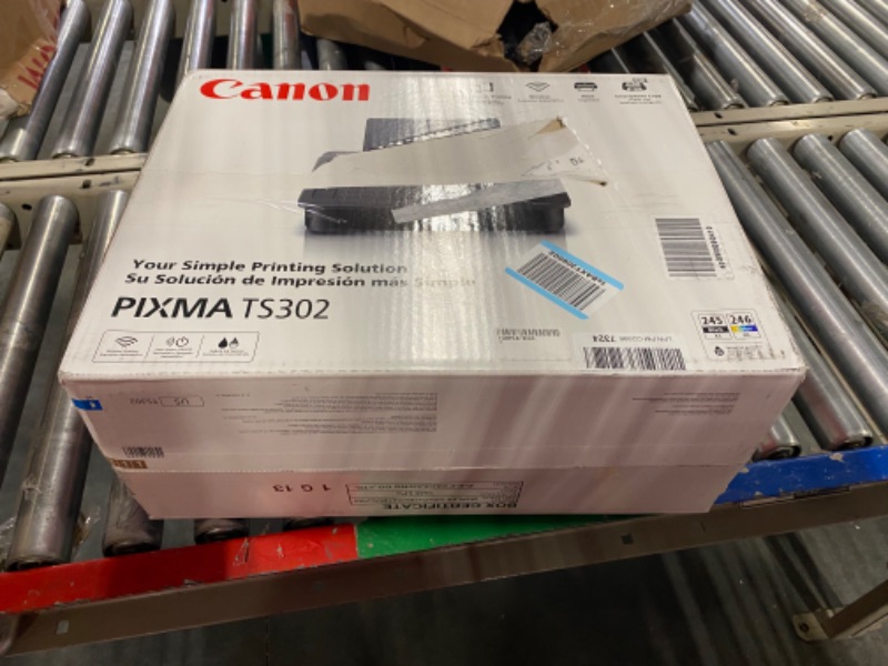 Photo 2 of Canon TS302 Wireless Inkjet Printer, Black (2321C002) and PG-243/ CL-244 Ink Multi pack