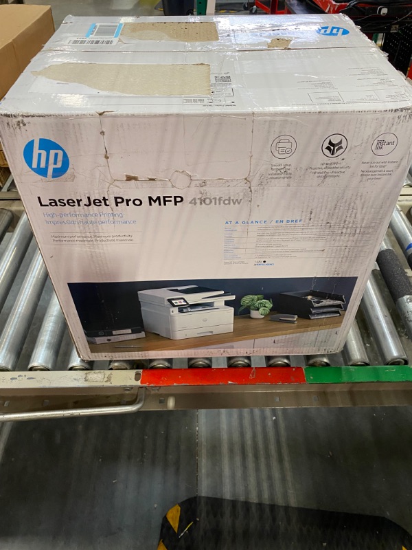 Photo 2 of HP LaserJet Pro MFP 4101fdw Wireless Black & White Printer with Fax