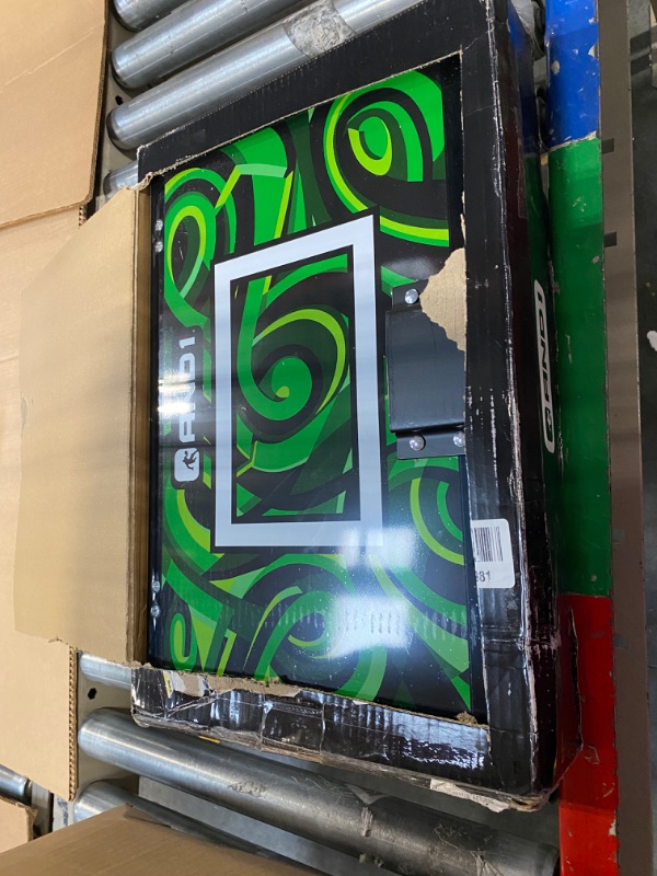 Photo 1 of AND1 Over The Door Mini Hoop: - 18”x12” Pre-Assembled Portable Basketball Hoop with Flex Rim, Includes Two Deflated 5” Mini Basketball Black Mini Hoop / Two Balls
