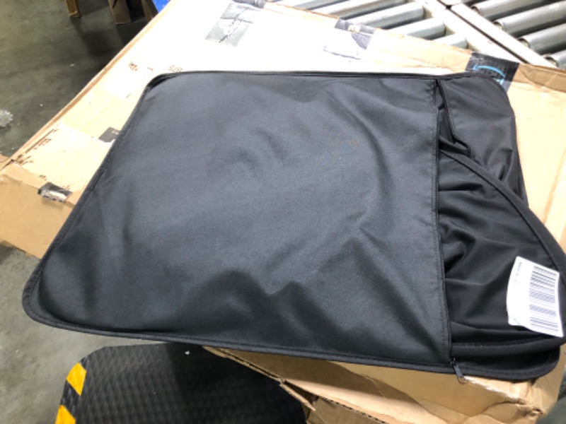 Photo 1 of HANSSHOW Sunshade Glass Roof Sunshade Compatible with Rivian R1T, UV Blocking/Heat Insulation Cover Set Foldable Sun Shade Compatible with Rivian R1T 2022 2023 (1 pcs)((No Needed Clips/Suctions)) Rivian R1T Glass Roof Sunshade