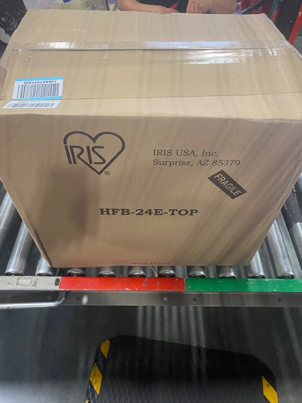 Photo 1 of IRIS USA Portable Letter/Legal File Tote Box, 4 Pack, BPA-Free Plastic Storage Bin with Organizer-Lid, Durable, Secure Lid and Handle, Black
