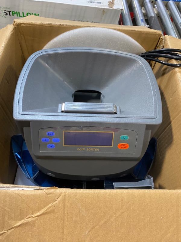 Photo 3 of Electronic USD Coin Sorter and Counter with LCD Display, Sorts 270 Coins Per Minute into Coin Wrappers or Bins, Coin Wrapper Tubes Included by EX ELECTRONIX EXPRESS