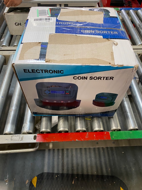 Photo 2 of Electronic USD Coin Sorter and Counter with LCD Display, Sorts 270 Coins Per Minute into Coin Wrappers or Bins, Coin Wrapper Tubes Included by EX ELECTRONIX EXPRESS