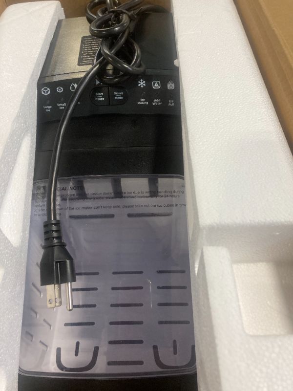 Photo 1 of Dreamiracle IceMonster N1 Pro Max | 33lbs Thick Insulation Inlet Waterline Self-Cleaning Nugget Ice Maker Countertop Stainless Steel Silver Mega Stainless Silver IceMonster N1 Pro Max