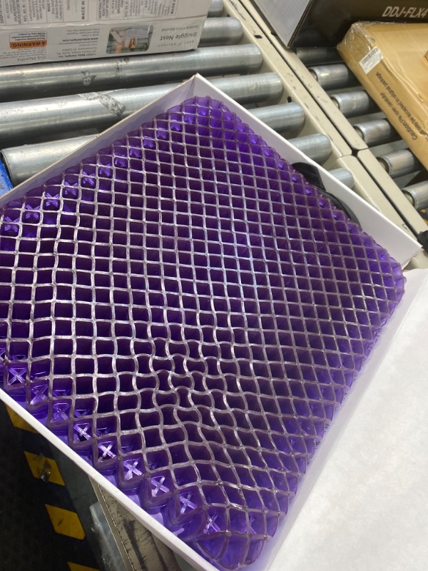 Photo 3 of Purple Royal Seat Cushion - Seat Cushion for The Car Or Office Chair - Temperature Neutral Grid