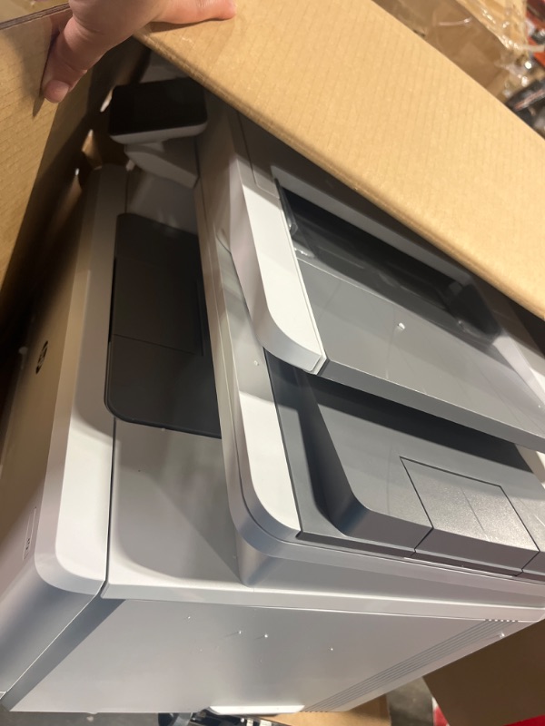 Photo 5 of HP Color LaserJet Pro M283fdw Wireless All-in-One Laser Printer, Remote Mobile Print, Scan & Copy, Duplex Printing, Works with Alexa (7KW75A), White
