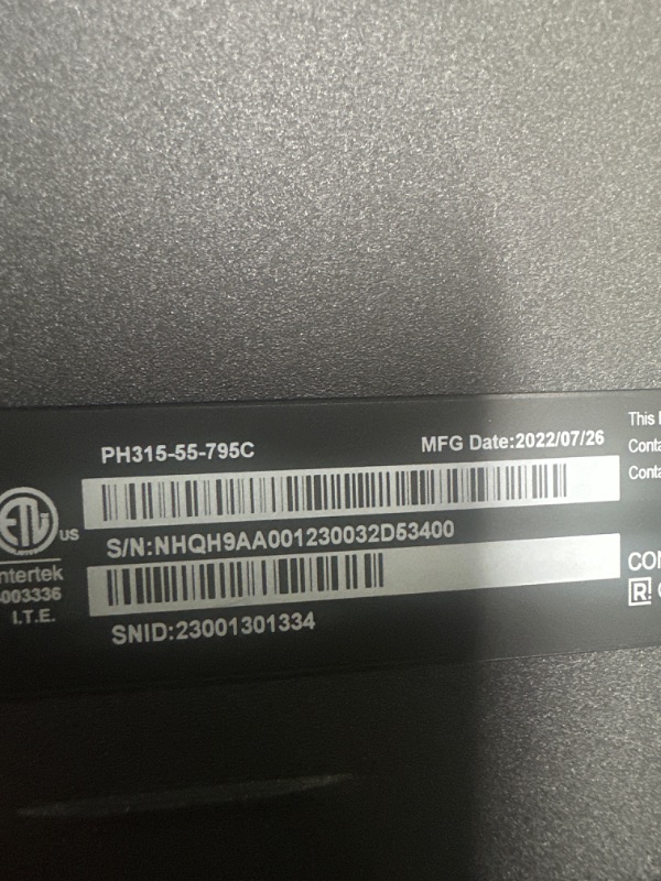 Photo 9 of **DEAD PIXELS** acer Predator Helios 300 15.6" 2K QHD 240Hz Gaming Laptop (Intel i7-12700H 14-Core, 32GB DDR5, 1TB PCIe SSD, GeForce RTX 3070 Ti 8GB, RGB Backlit KYB, Thunderbolt 4, WiFi 6E, Win11Home) w/Hub 32GB RAM|1TB SSD Win11H