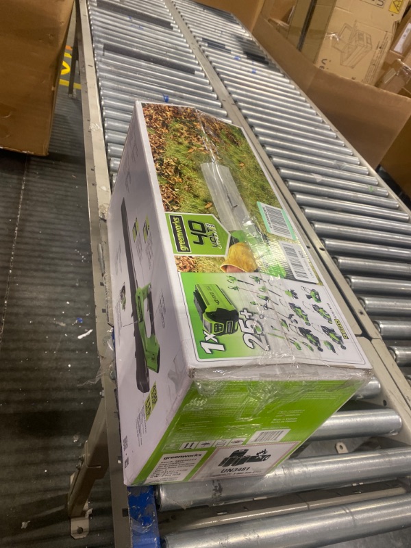 Photo 1 of *BATTERY NOT INCLUEDED - DOES HAVE THE CHARGER*** 

Greenworks BA40L210 G-Max 40V 115MPH - 430 CFM Cordless Brushless Blower, 