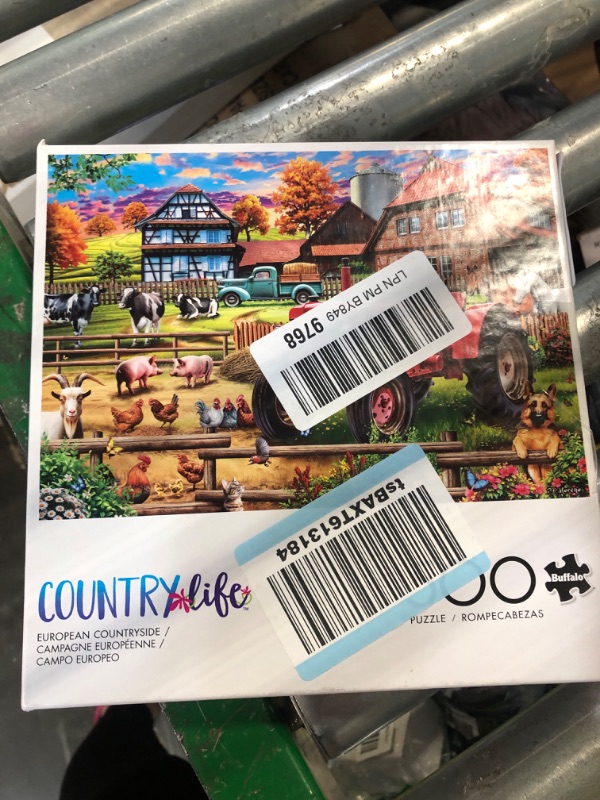 Photo 1 of Buffalo Games - Country Life - European Countryside - 500 Piece Jigsaw Puzzle for Adults Challenging Puzzle Perfect for Game Nights - Finished Size 21.25 x 15.00