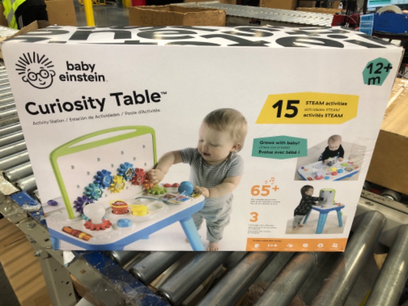 Photo 3 of Baby Einstein Curiosity Table Activity Station Table Toddler Toy with Lights and Melodies, Ages 12 Months and Up