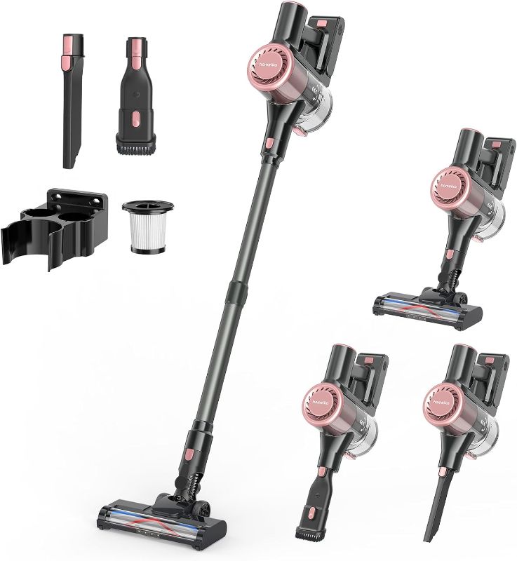 Photo 1 of **PARTS ONLY** Homeika 28Kpa Cordless Vacuum, 380W Motor, 8-in-1 Lightweight Stick Vac with 50 Min Battery for Carpet & Pet Hair ACCESSORIES NOT INCLUDED 