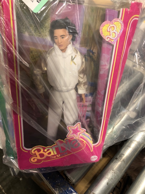 Photo 2 of Barbie The Movie Signature Ken in White and Gold Tracksuit Exclusive Doll HPK04 Gold,white