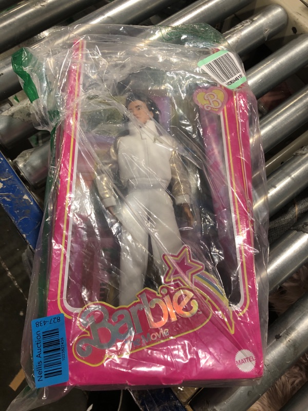 Photo 3 of Barbie The Movie Signature Ken in White and Gold Tracksuit Exclusive Doll HPK04 Gold,white