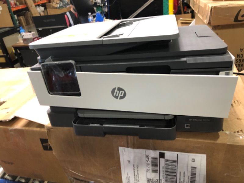 Photo 3 of **FOR PARTS**HP OfficeJet 8015e Wireless Color All-in-One Printer with 6 Months Free Ink with HP+(228F5A), White OfficeJet Pro 8015e