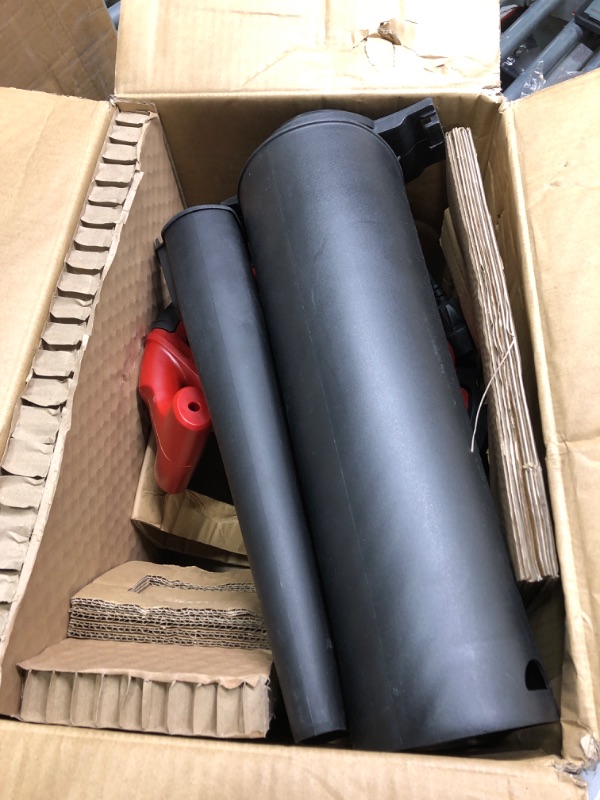 Photo 2 of *** NOT FUNCTIONAL*** SELLING AS PARTS*****LawnMaster Red Edition BV1210E 1201 Electric Blower Vacuum Mulcher 12 Amp Variable Speed with Metal Impeller 240 MPH 380 CFM 16:1 Mulch Ratio 12 Amp 16:1 Mulch Ratio Corded Type