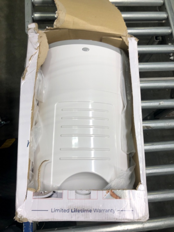 Photo 1 of Dekor Mini Hands-Free Diaper Pail | White | Easiest to Use | Just Step – Drop – Done | Doesn’t Absorb Odors | 20 Second Bag Change | Most Economical Refill System