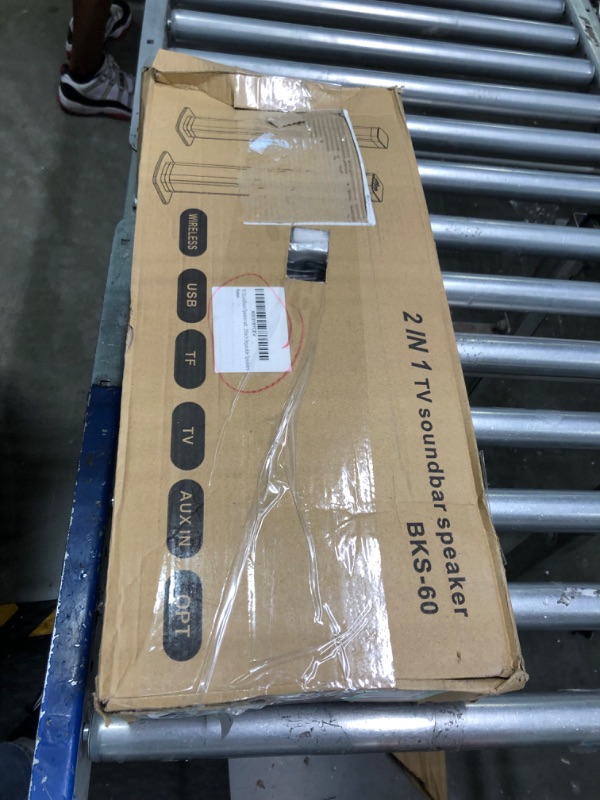 Photo 1 of TV Soundbars Speaker with Bluetooth 40W Home Theater Audio Speaker System for TV Sound bar, 2 in 1 Wall Mountable 35inch Separable Speakers