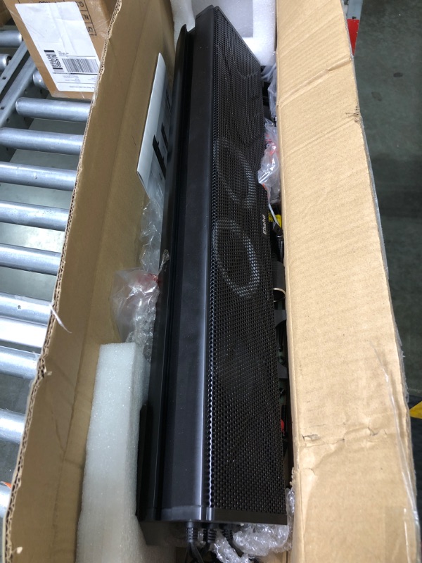 Photo 2 of Ehaho 25 Inch UTV Sound Bar, ATV SoundBar Bluetooth with RGB Lighting, Amplified Powersports SXS Sound Bar, Waterproof Golf Cart Sound Bar, UTV Speakers for Marine Polaris RZR Can-Am