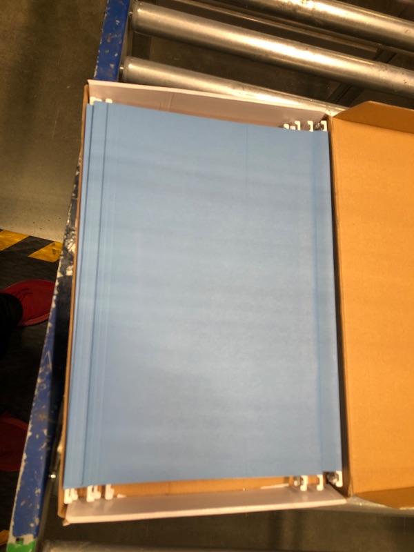 Photo 1 of Blue Summit Hanging File Folders for Organization, Legal Size, Blue – 25 Pack