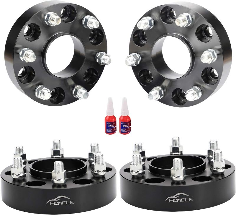 Photo 1 of 6 Lug 6x135 Hubcentric Wheel Spacers for 2015-2023 F150,1.5 inch 6x135mm Wheel Spacer 14x1.5 Studs & 87.1 mm Bore Compatible with 2015-2023 Expedition Navigator
